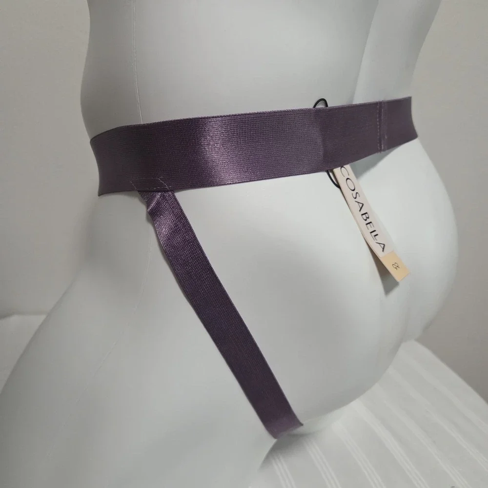 Cosabella Luxury Italian Men's Lace Jock Strap‎ Designer Underwear Himalayan Sky